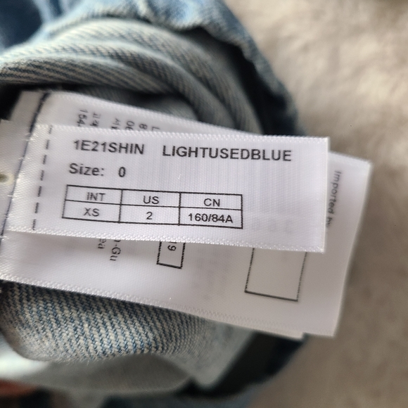 BA&SH Denim Cotton Button Down (Size - XS) - Picture 10 of 11